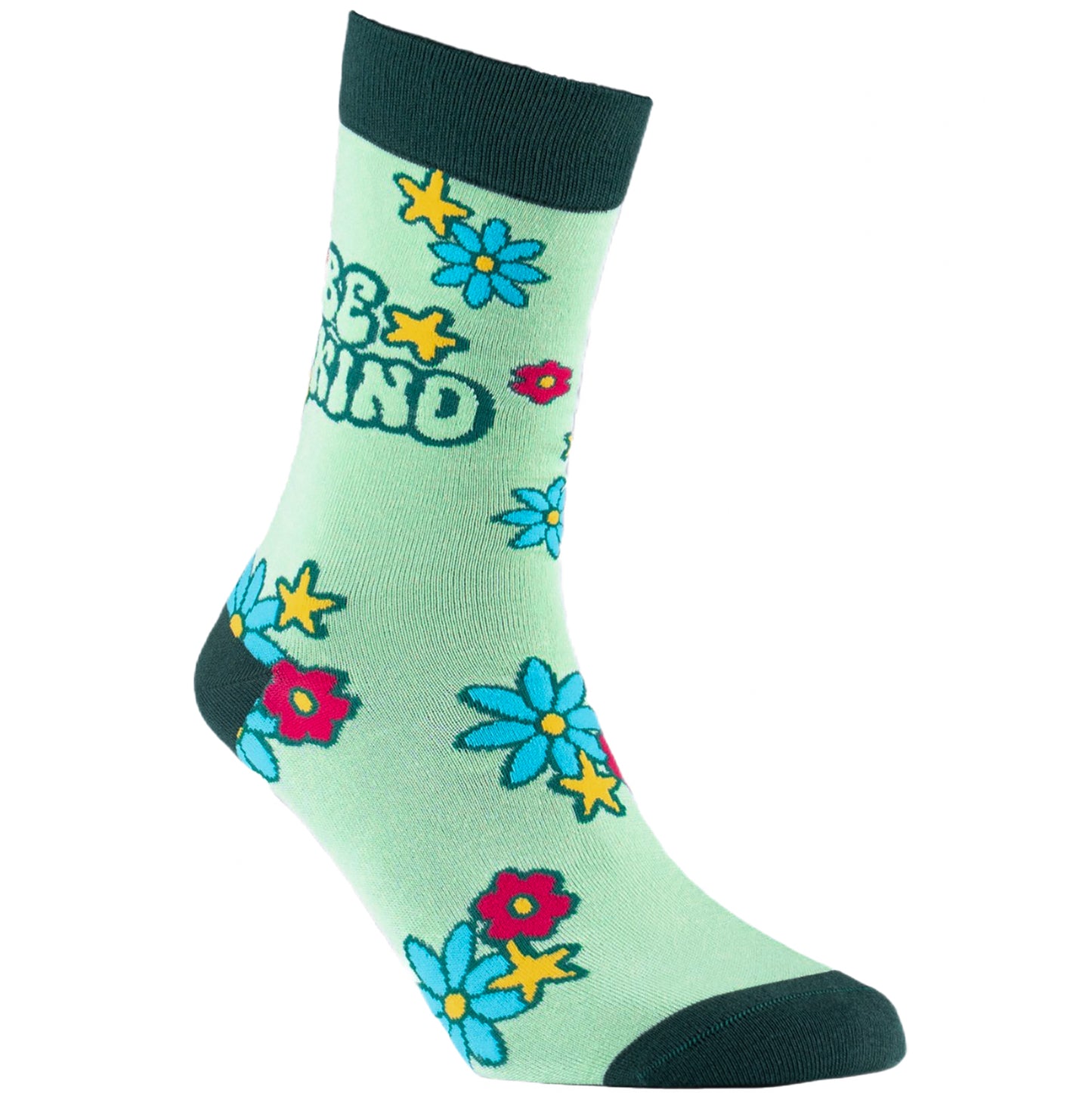 Be Kind Inspirational Bamboo Crew Socks