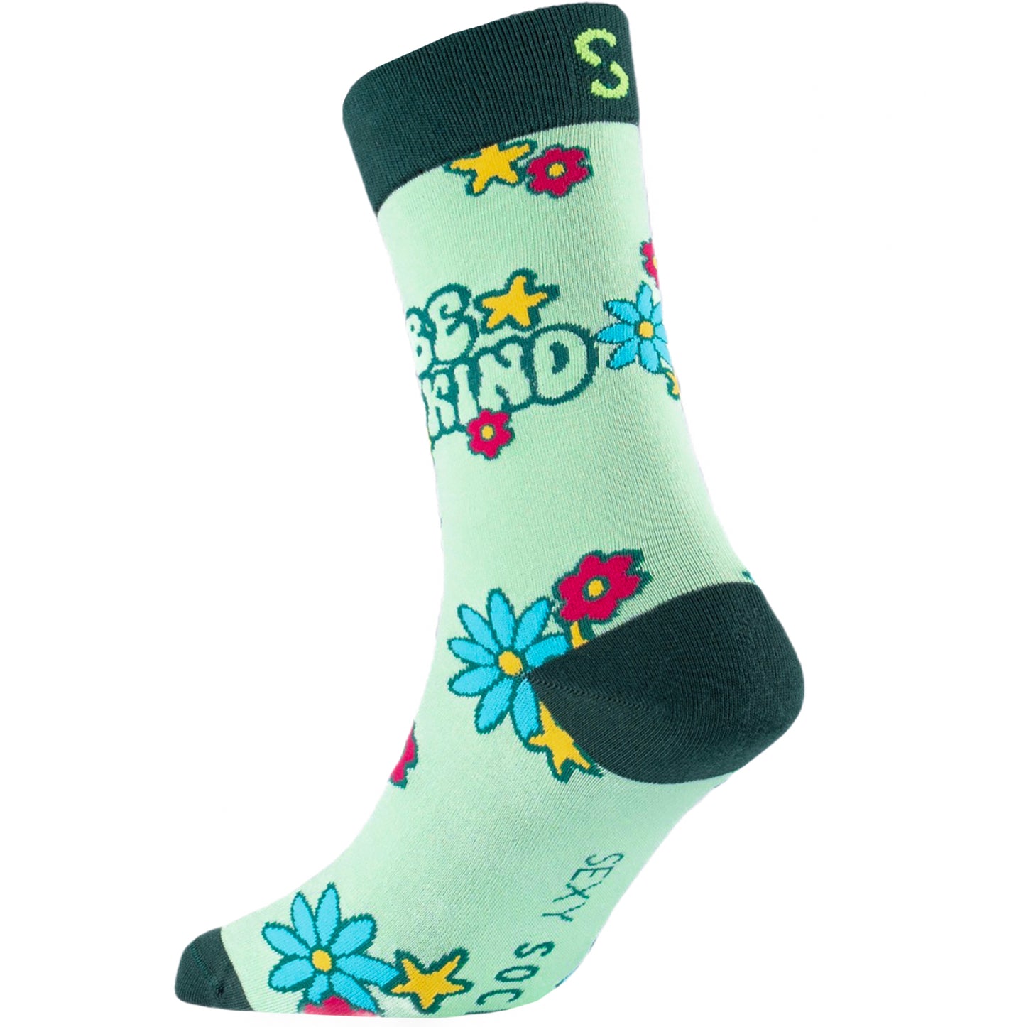 Be Kind Inspirational Bamboo Crew Socks