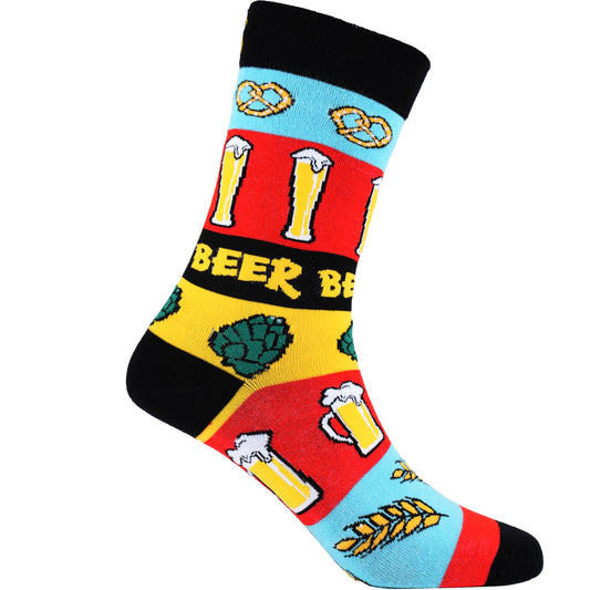 Because Beer Funny Drinking Bamboo Knit Socks