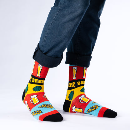 Because Beer Funny Drinking Bamboo Knit Socks