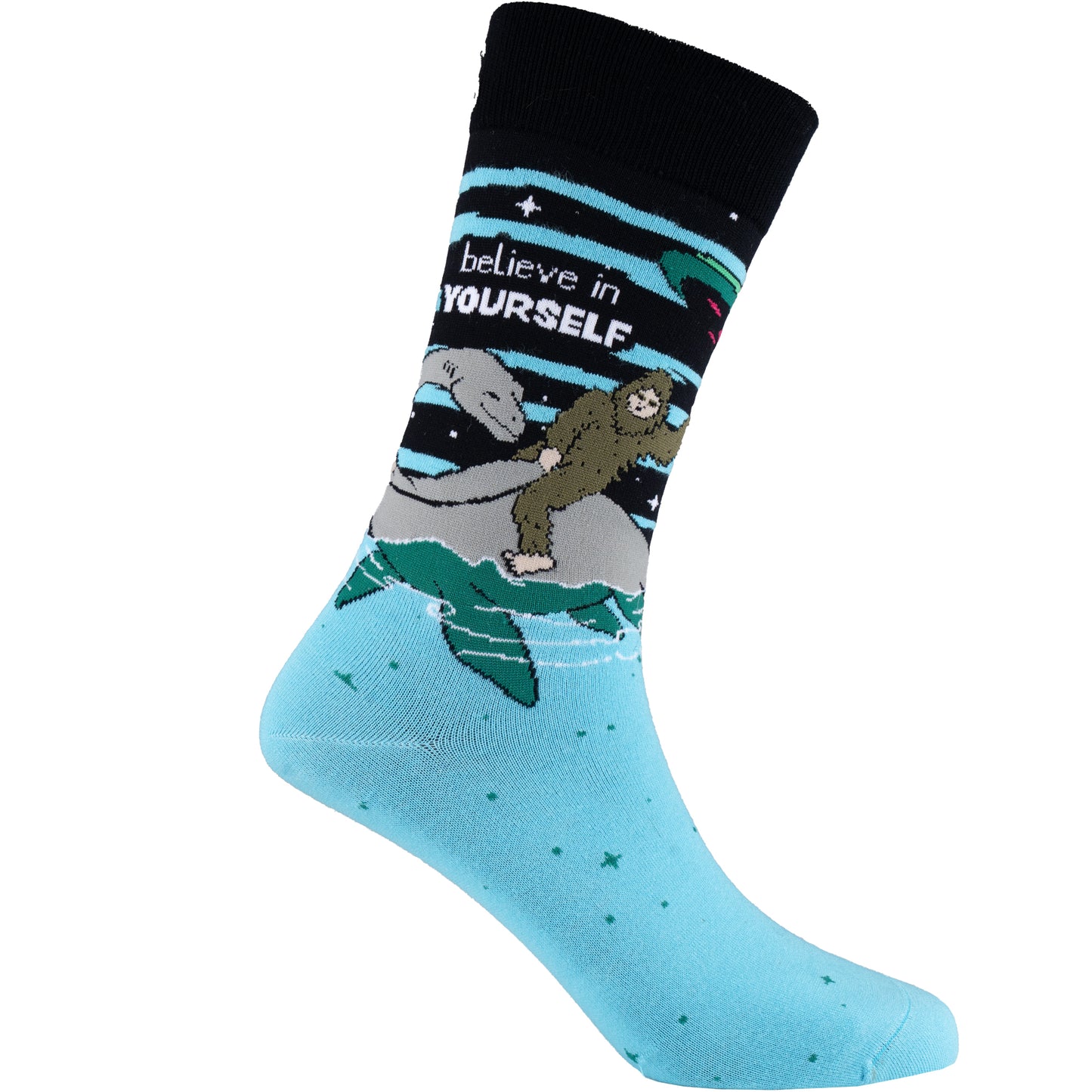 Believe Motivational Bamboo Knit Socks