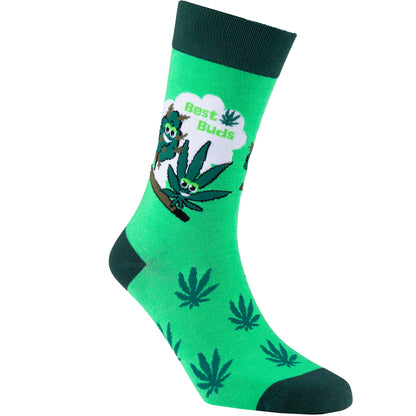 Best Buds 420 Humor Bamboo Socks