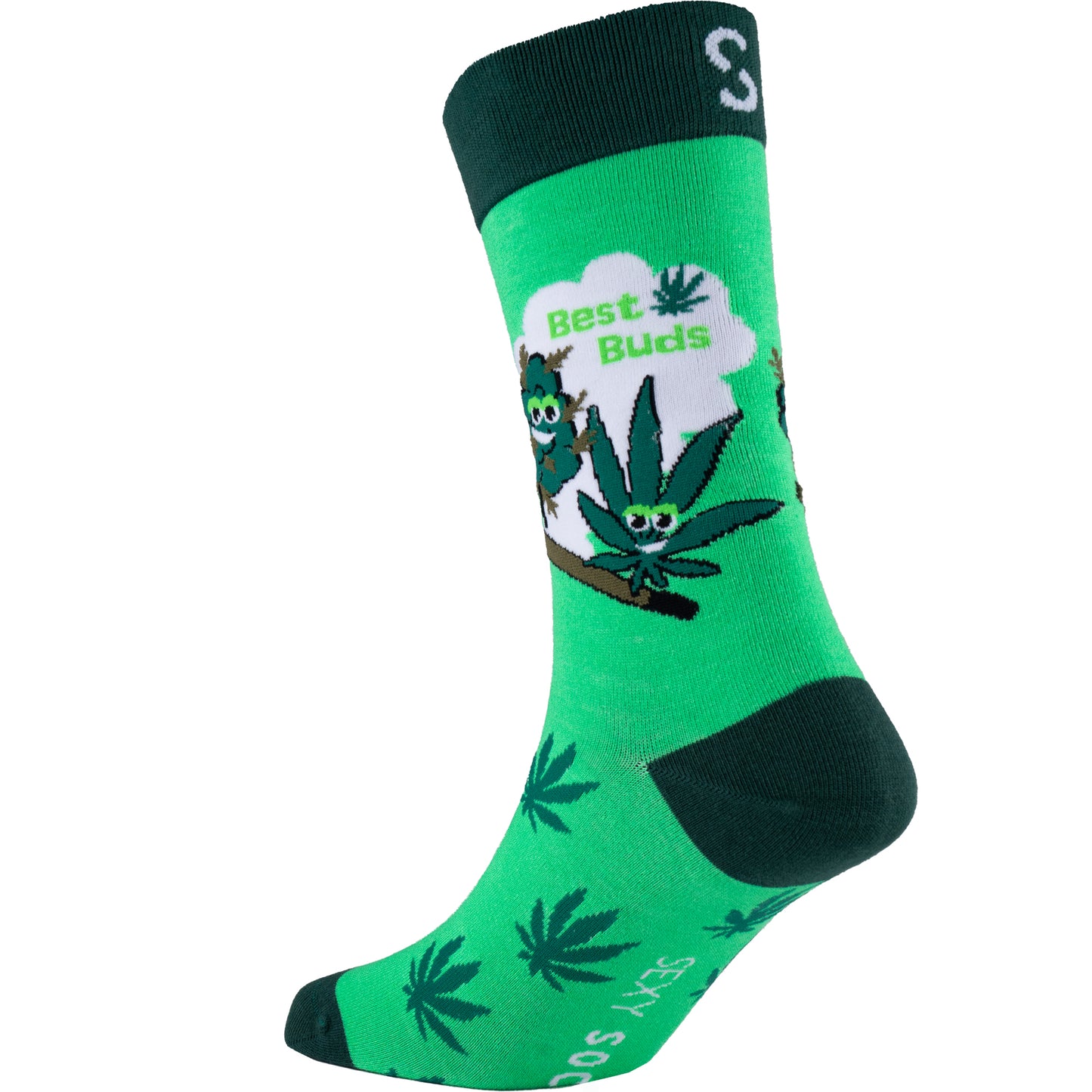 Best Buds 420 Humor Bamboo Socks