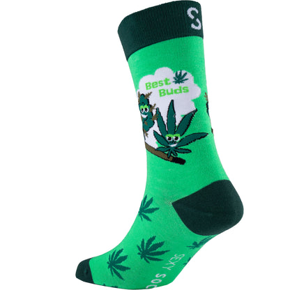 Best Buds 420 Humor Bamboo Socks