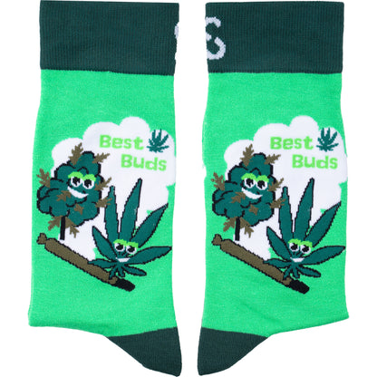Best Buds 420 Humor Bamboo Socks