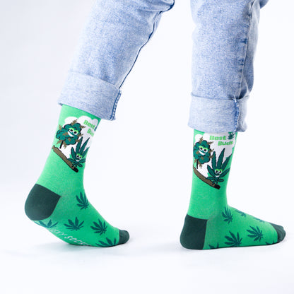 Best Buds 420 Humor Bamboo Socks