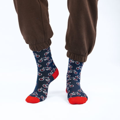 Bicycles Cycling Bamboo Knit Socks For Bike Lovers