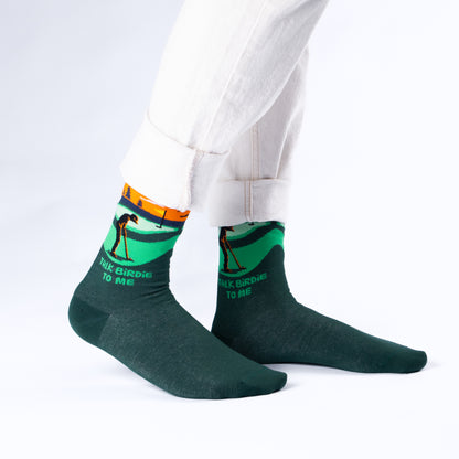 Talk Birdie Natural Bamboo Knit Socks