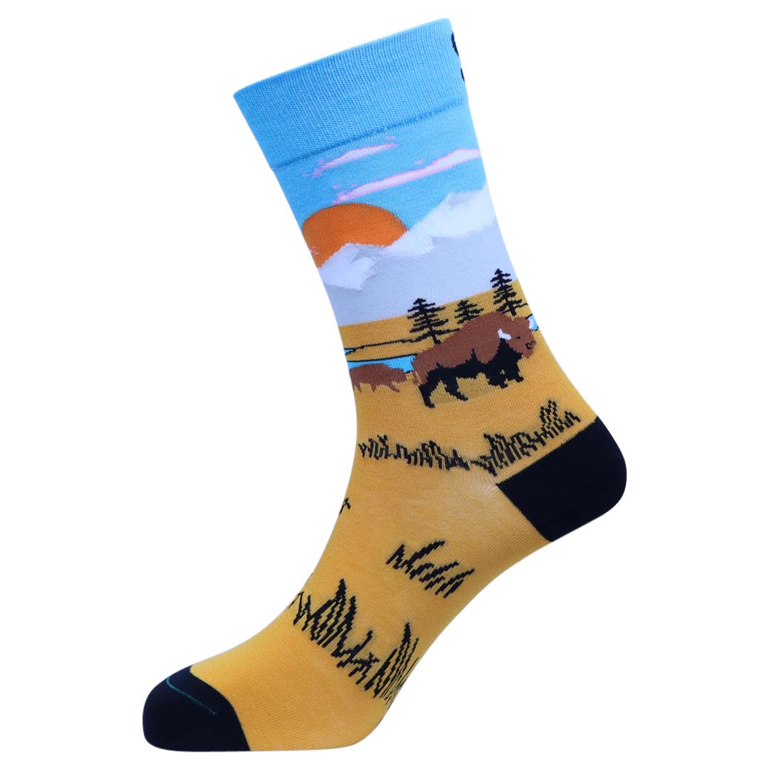 Bison Natural Bamboo Knit Socks