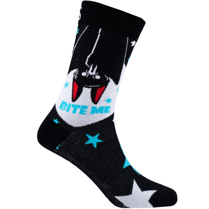 Bite Me Funny Sarcastic Bamboo Knit Socks