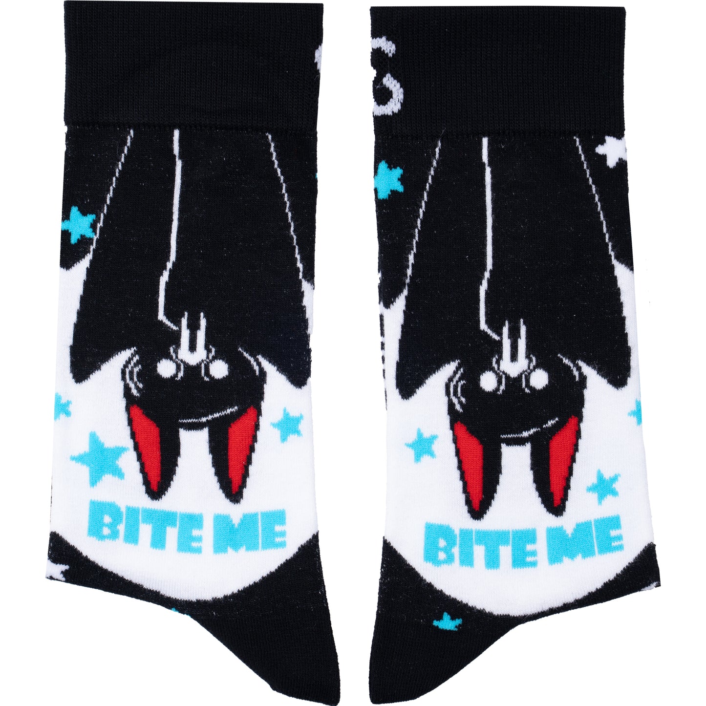 Bite Me Funny Sarcastic Bamboo Knit Socks