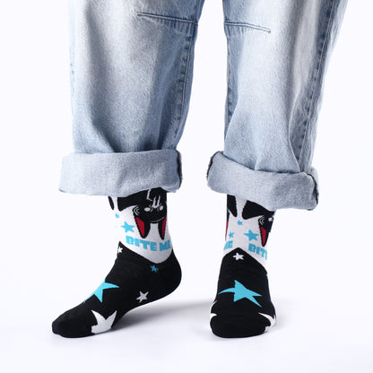 Bite Me Funny Sarcastic Bamboo Knit Socks