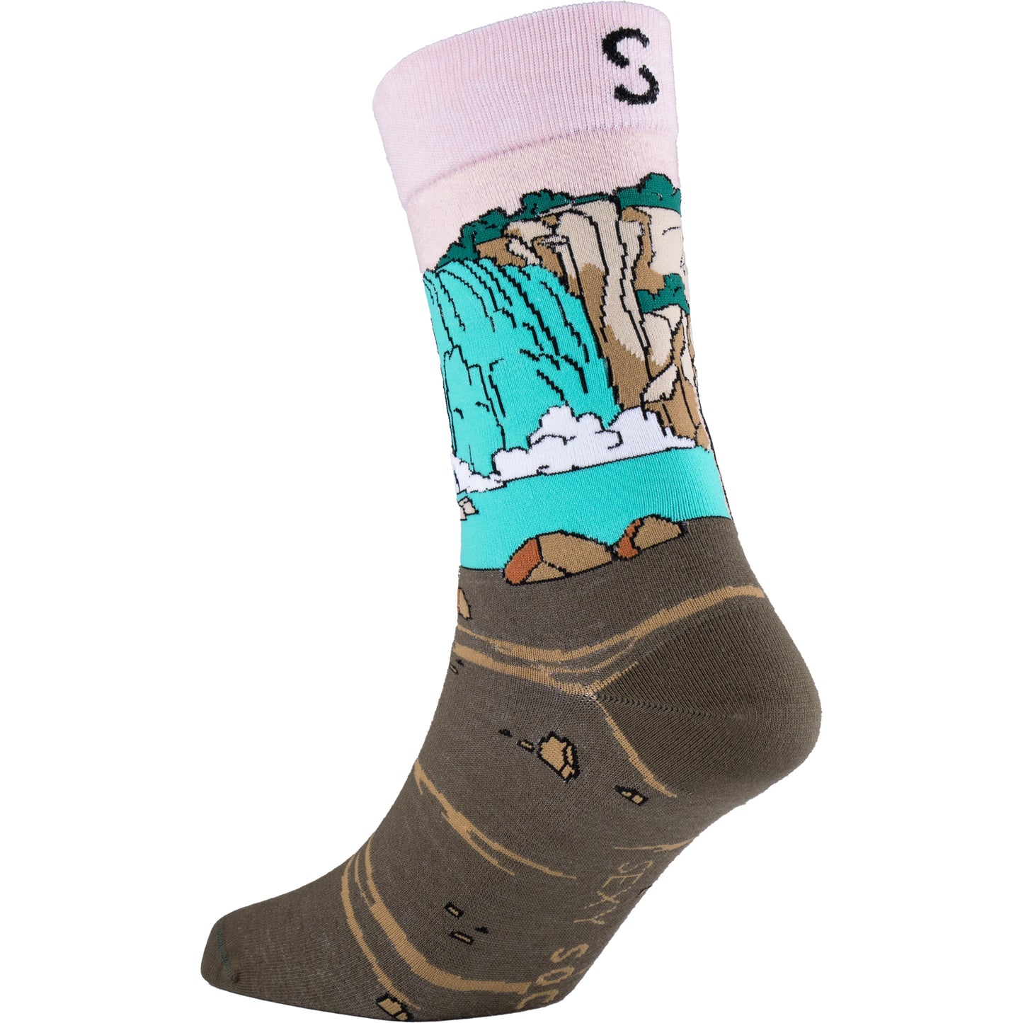 Black Bear Bamboo Forest Animal Socks