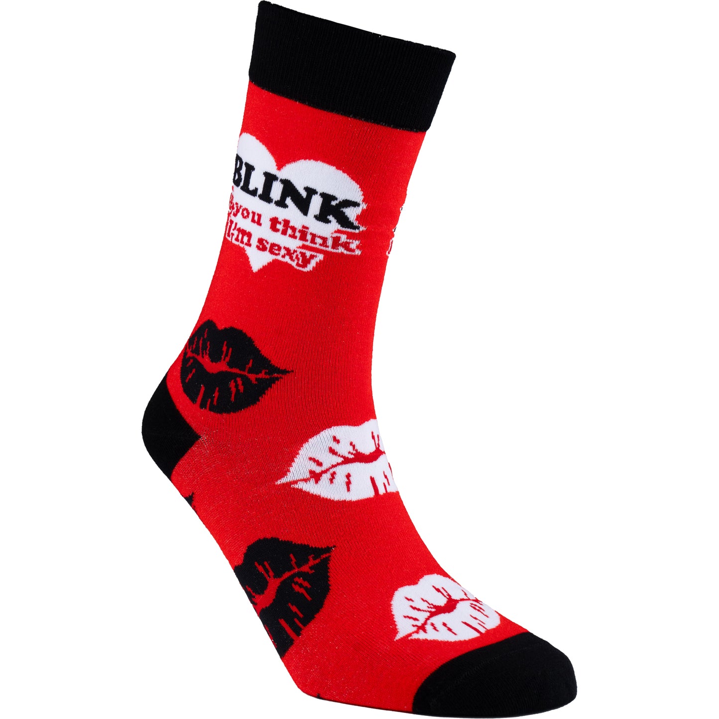 Blink Funny Novelty Bamboo Knit Socks