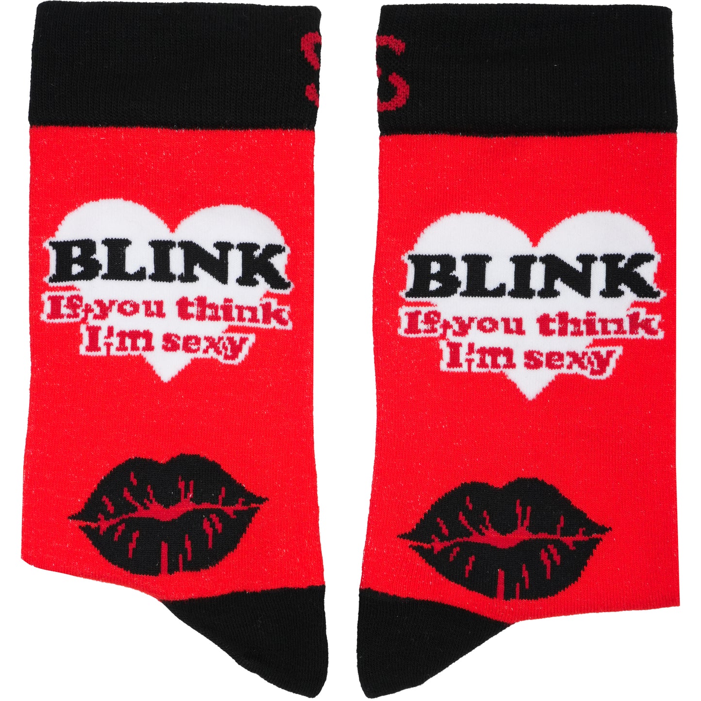 Blink Funny Novelty Bamboo Knit Socks