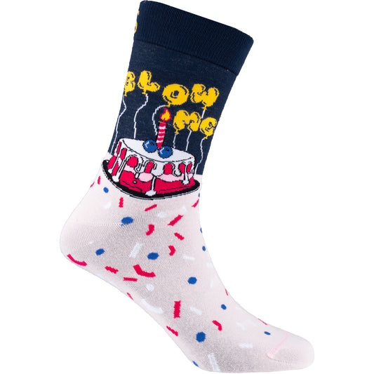 Blow Me Funny Adult Bamboo Knit Socks