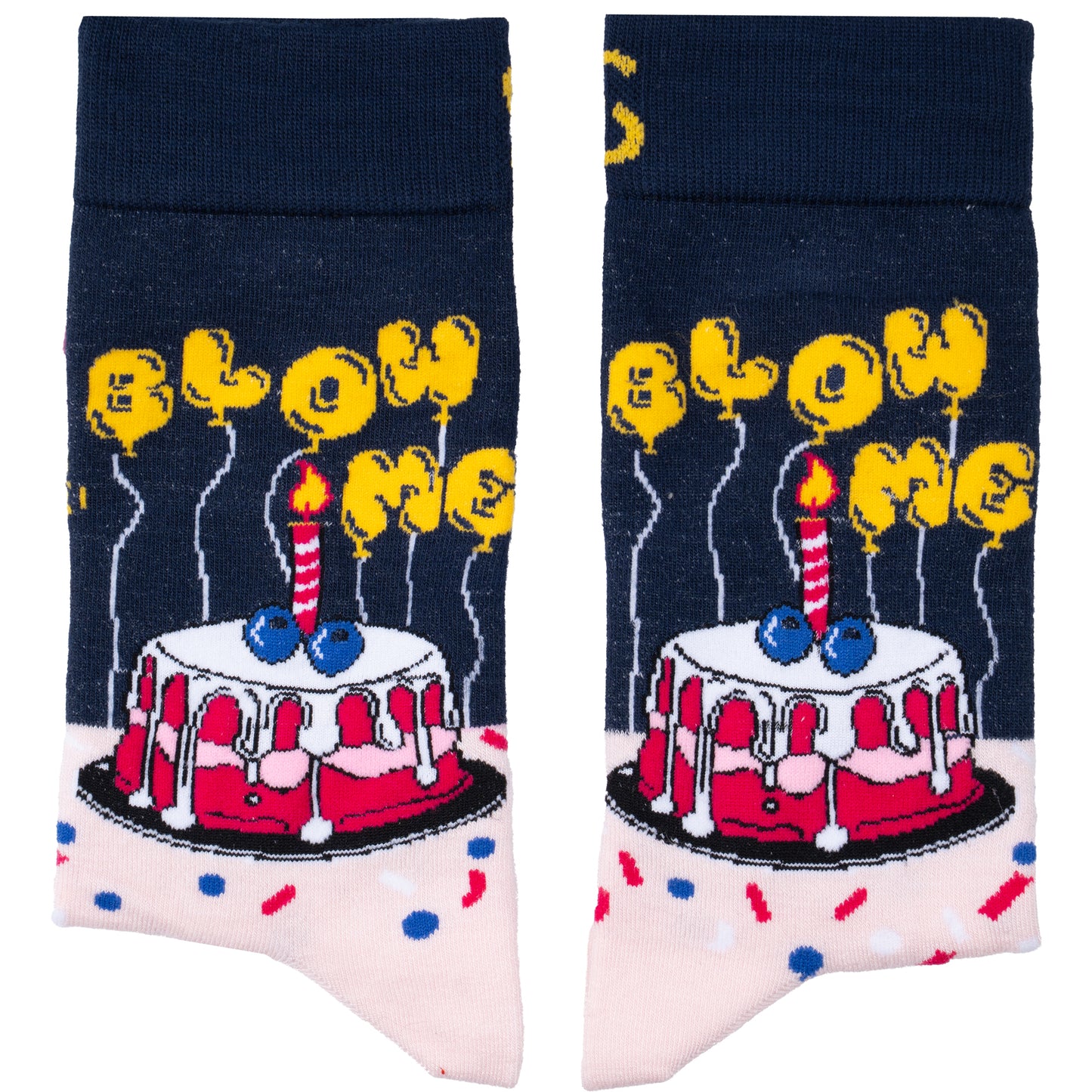 Blow Me Funny Adult Bamboo Knit Socks