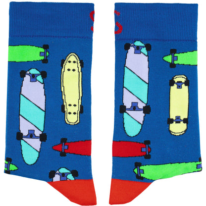 Board Life Skateboarding Bamboo Knit Socks