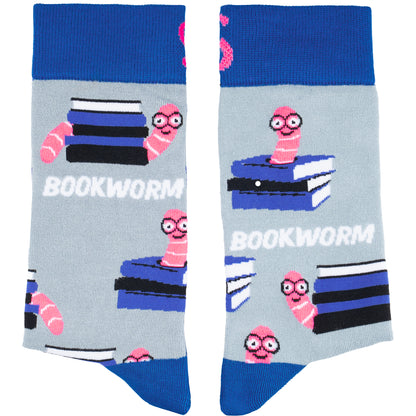 Bookworm Reading Bamboo Knit Socks