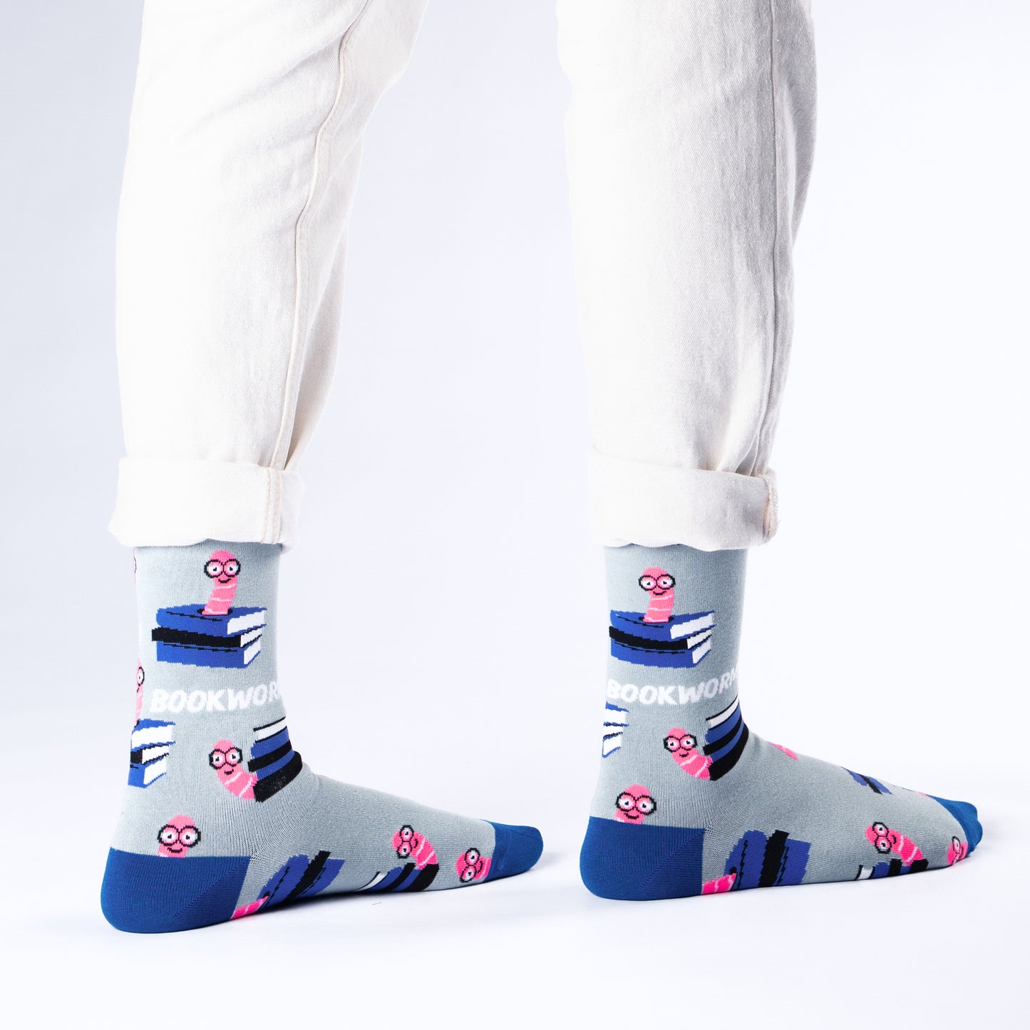Bookworm Reading Bamboo Knit Socks