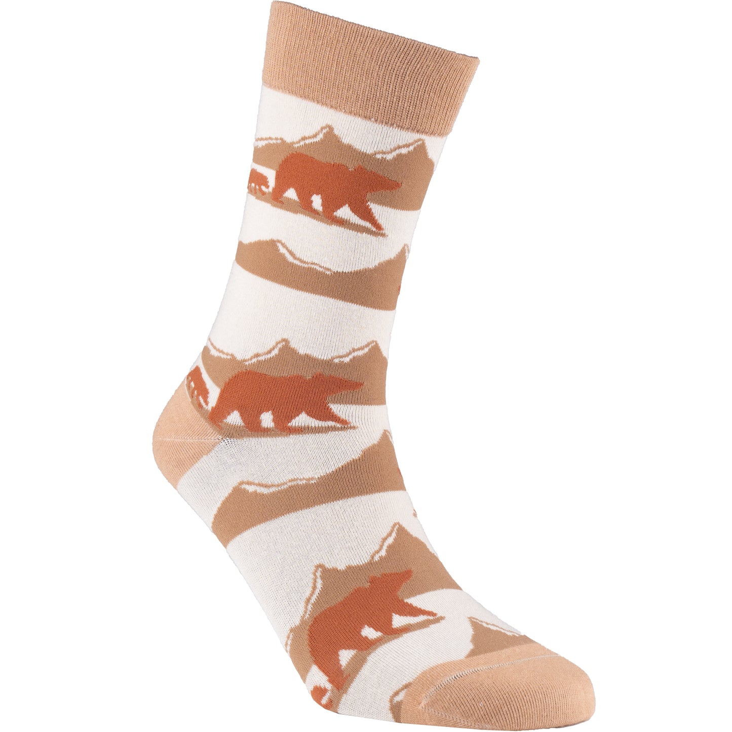 Brown Bear Woodland Bamboo Animal Socks