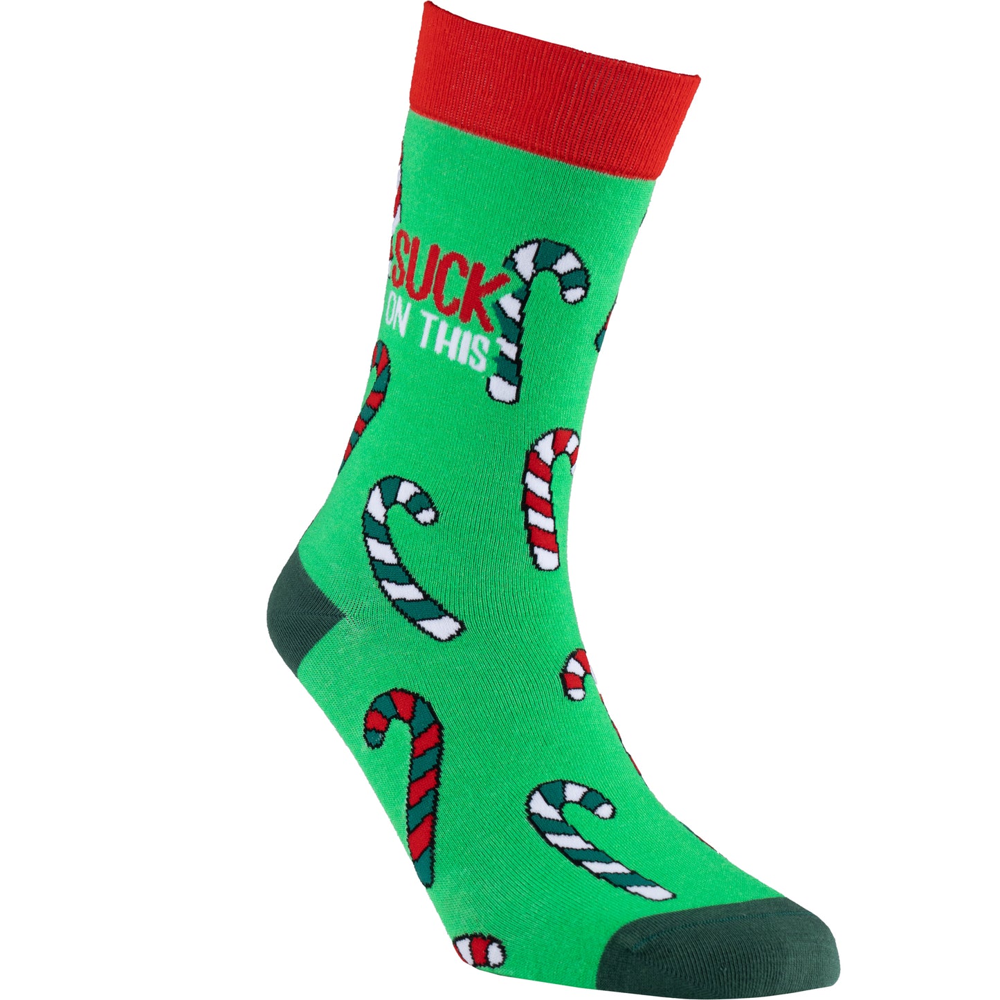 Candy Cane Christmas Bamboo Holiday Socks
