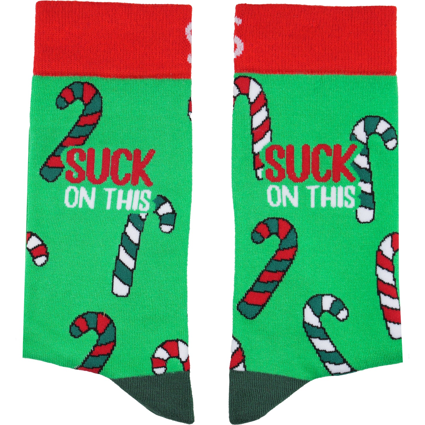 Candy Cane Christmas Bamboo Holiday Socks