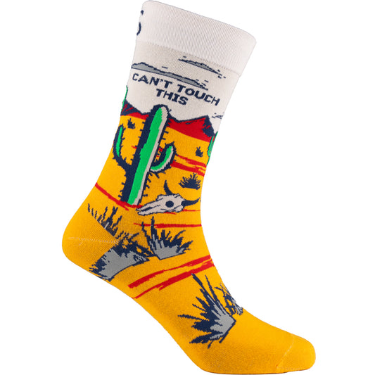 Can't Touch This Funny Bamboo Knit Socks