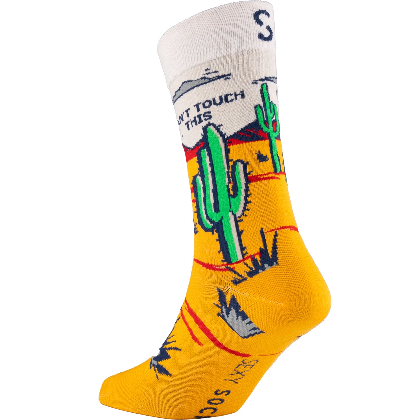 Can't Touch This Funny Bamboo Knit Socks
