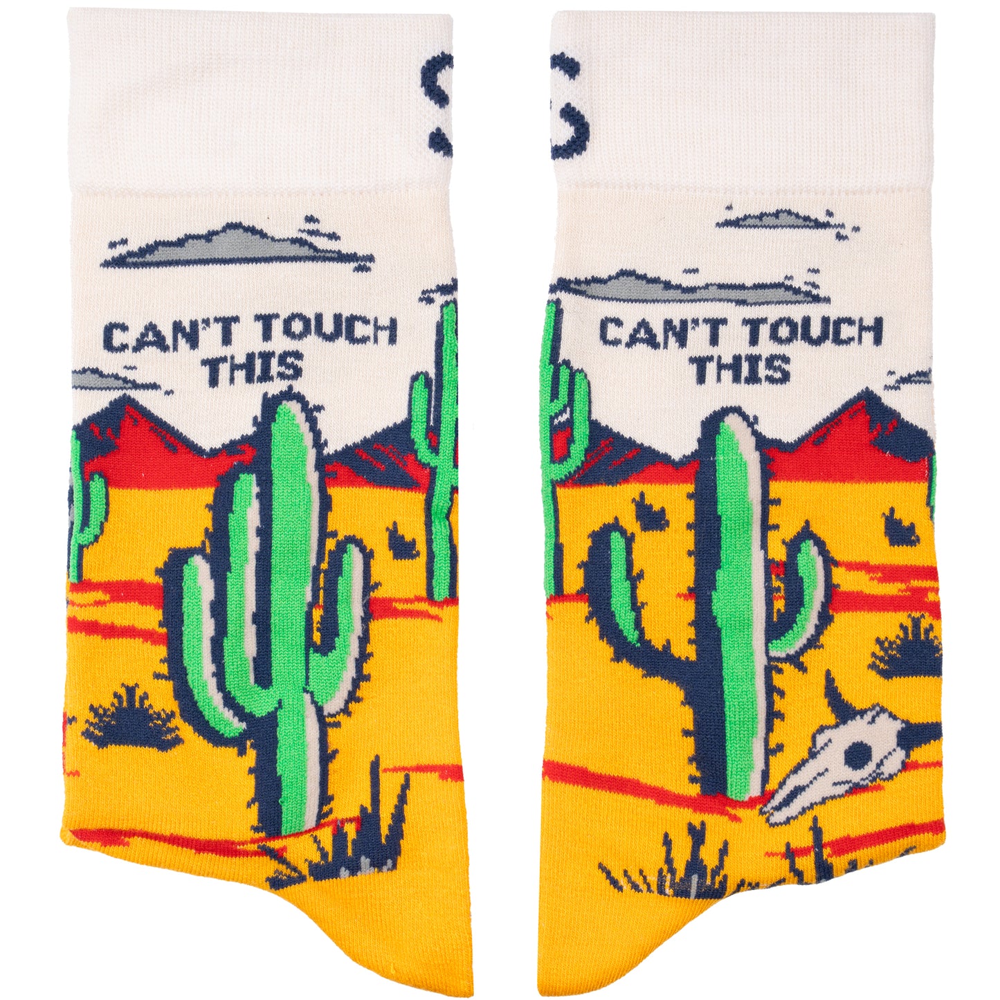 Can't Touch This Funny Bamboo Knit Socks