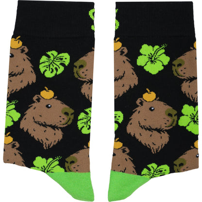 Capybara Bamboo Crew Socks