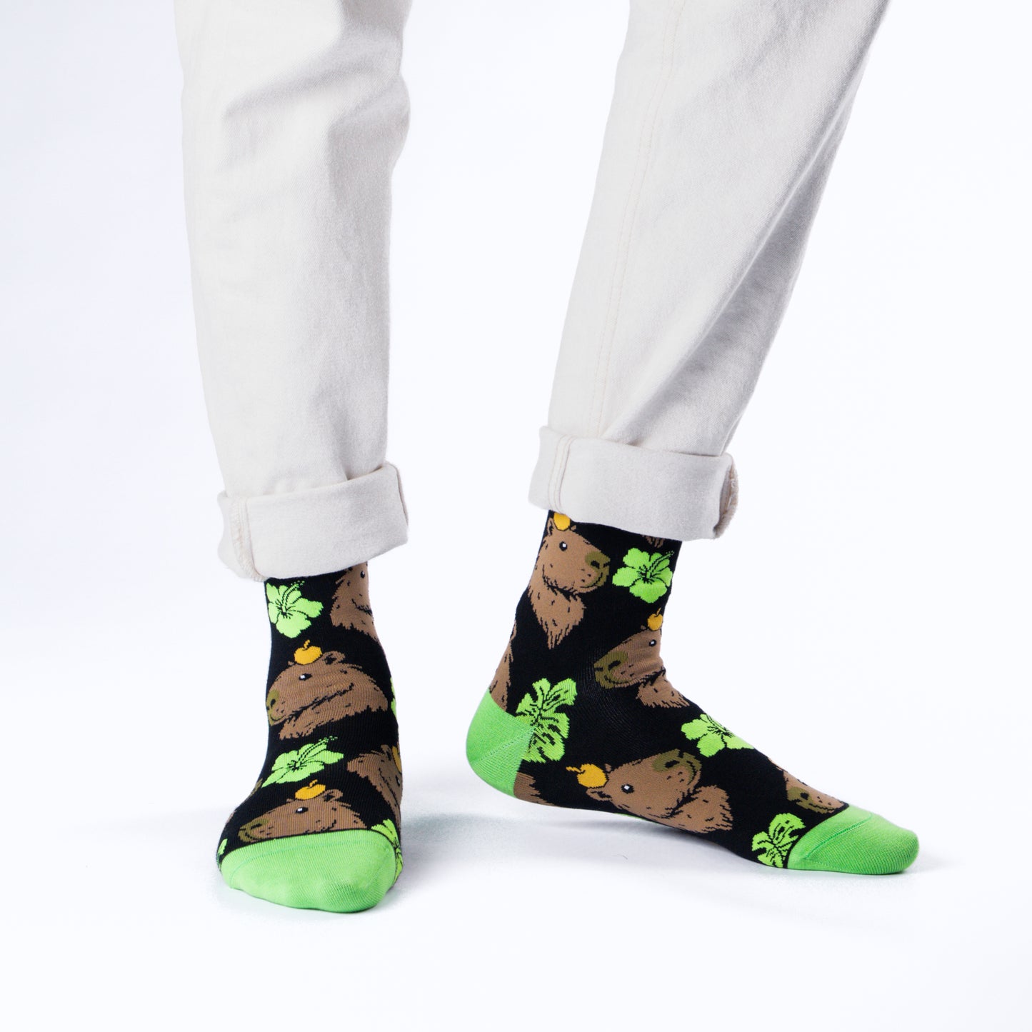 Capybara Bamboo Crew Socks