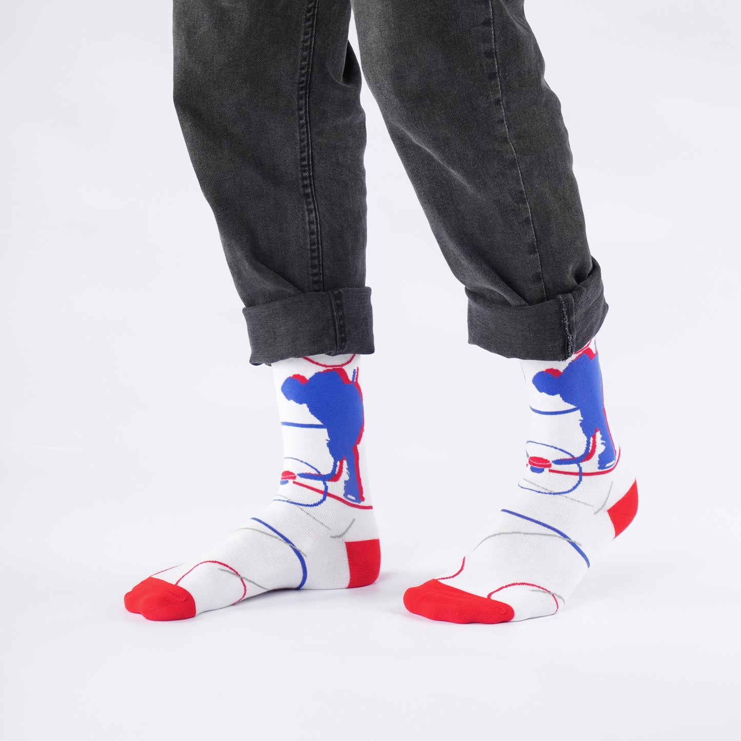 Center Ice Hockey Bamboo Sport Socks
