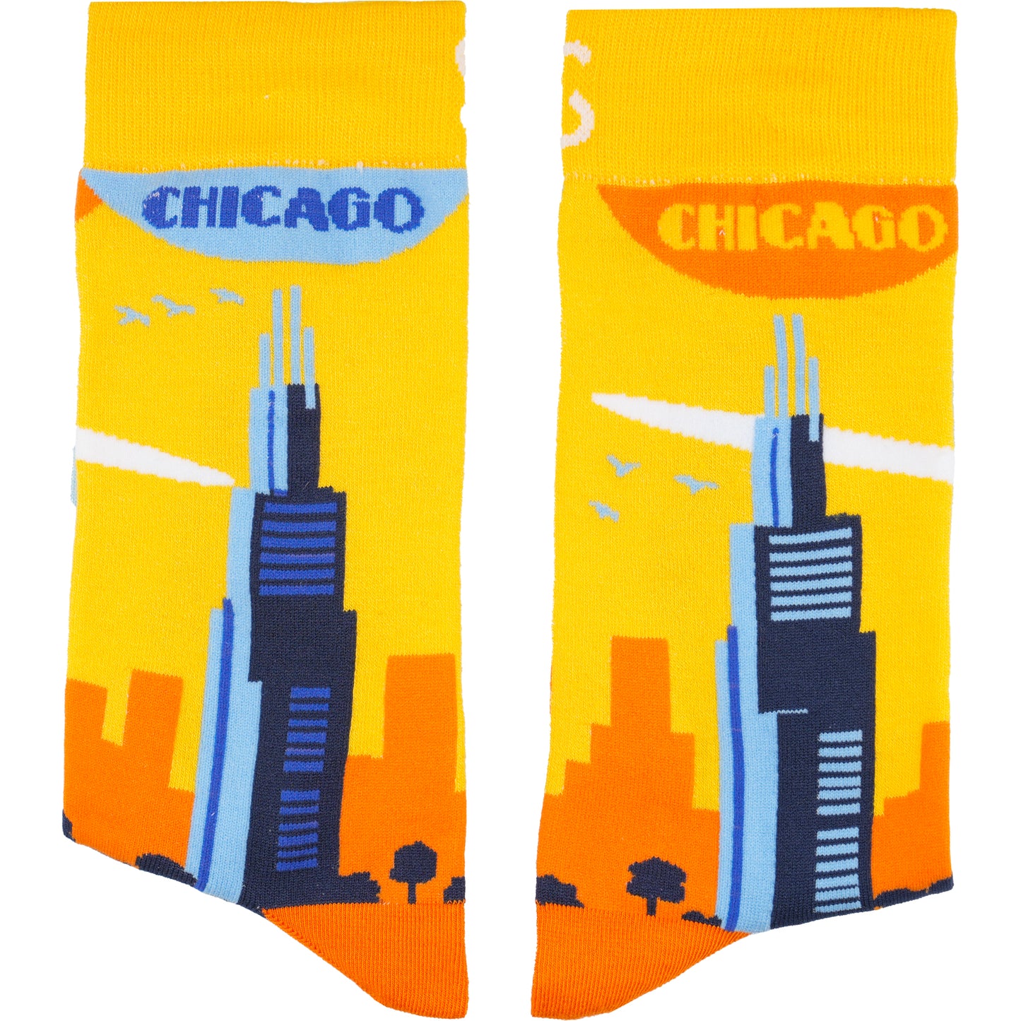 Chicago Skyline Bamboo City Socks