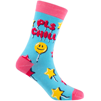 Chill Vibes Bamboo Relaxed Socks