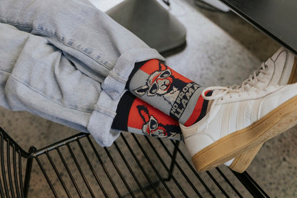 No Prob-Llama Natural Bamboo Knit Socks