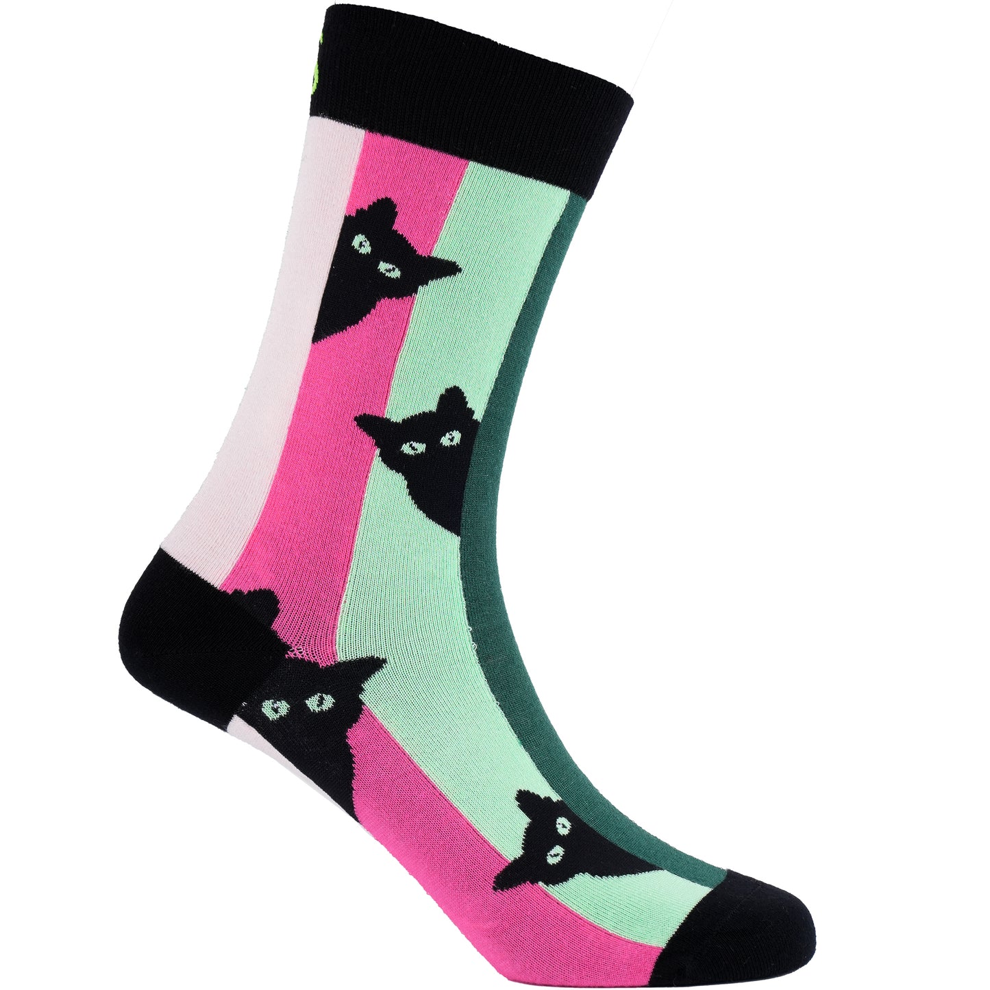 Curious Cat Natural Bamboo Knit Socks