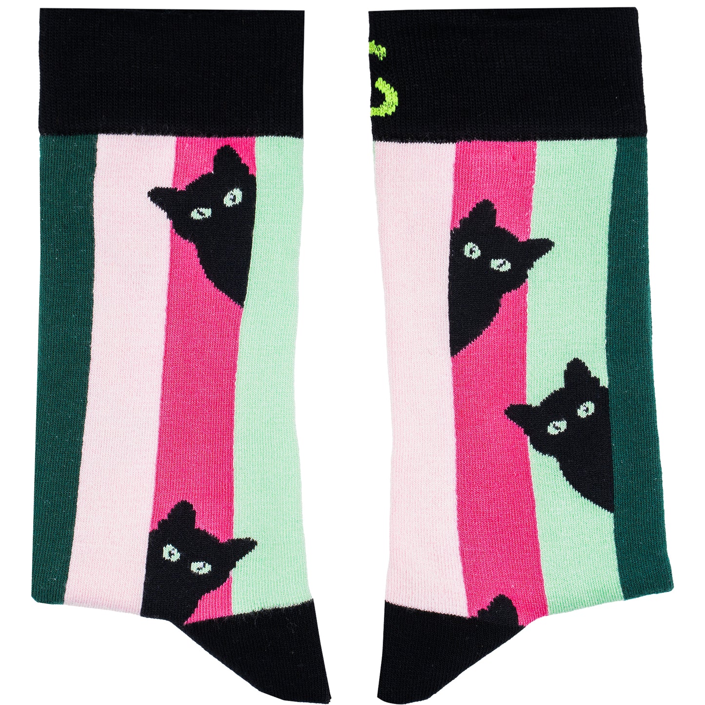 Curious Cat Natural Bamboo Knit Socks