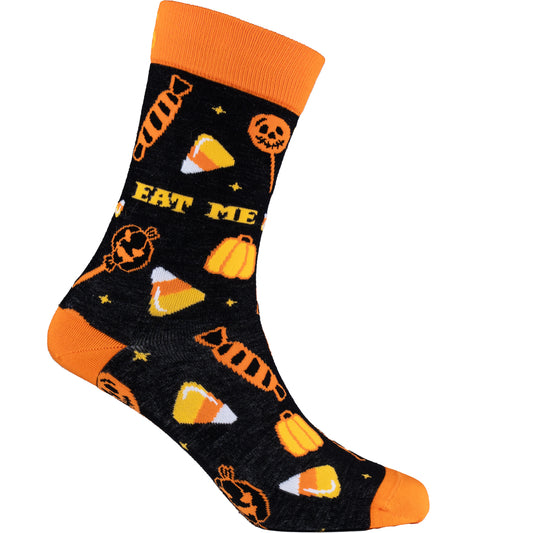 Eat Me Funny Halloween Bamboo Knit Socks
