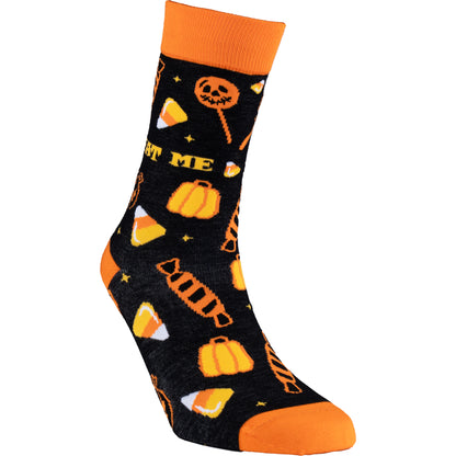 Eat Me Funny Halloween Bamboo Knit Socks