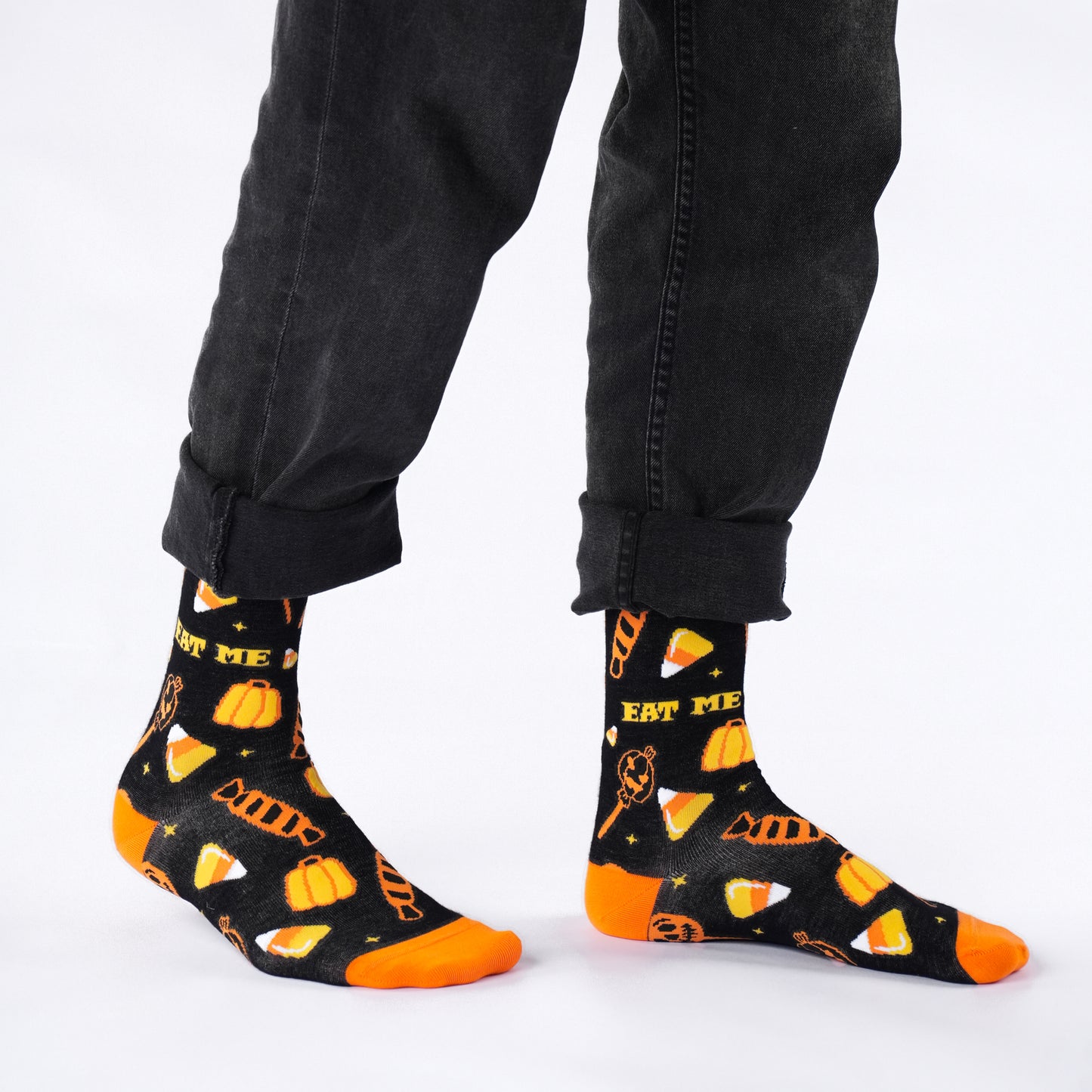 Eat Me Funny Halloween Bamboo Knit Socks