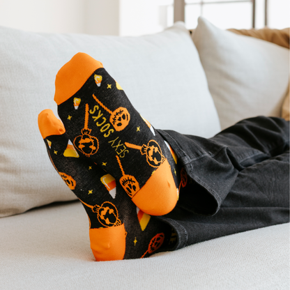 Eat Me Natural Bamboo Knit Socks