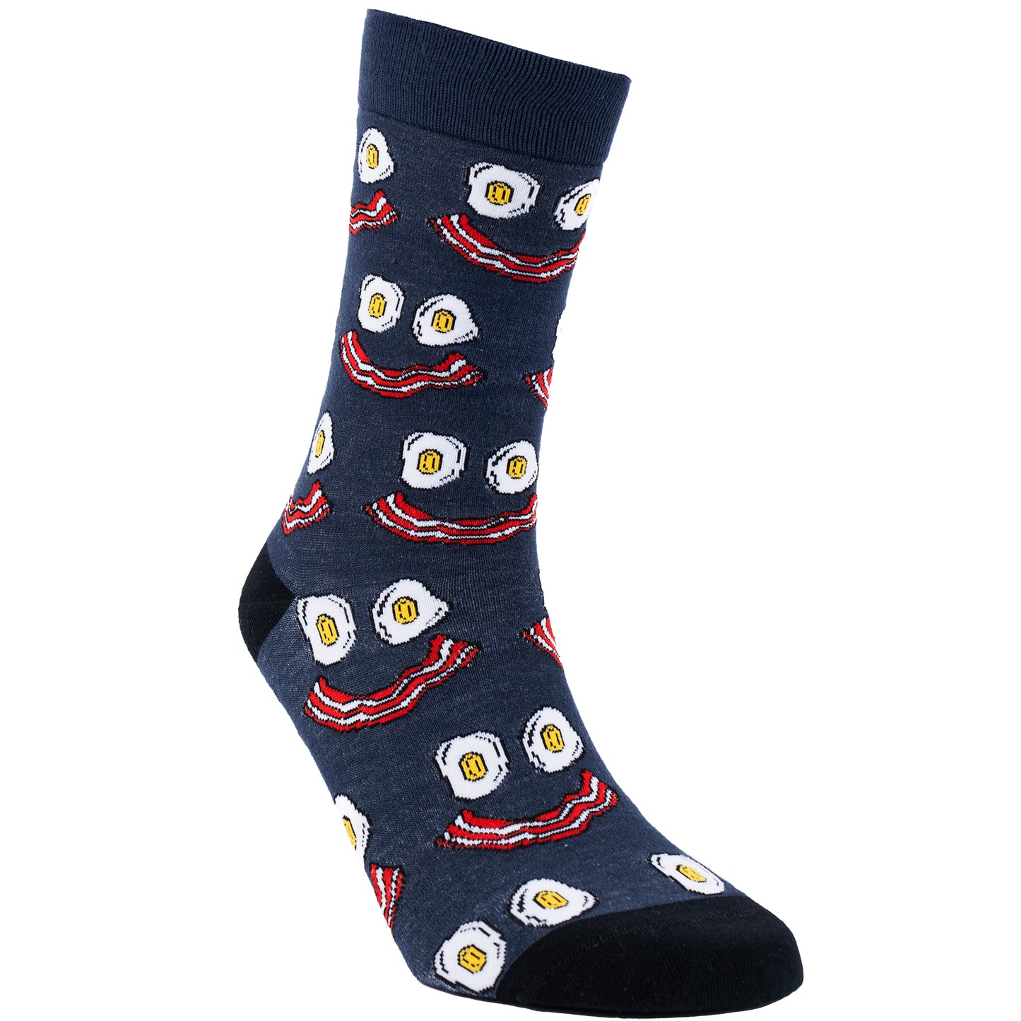 Eggs and Bacon Breakfast Bamboo Knit Socks