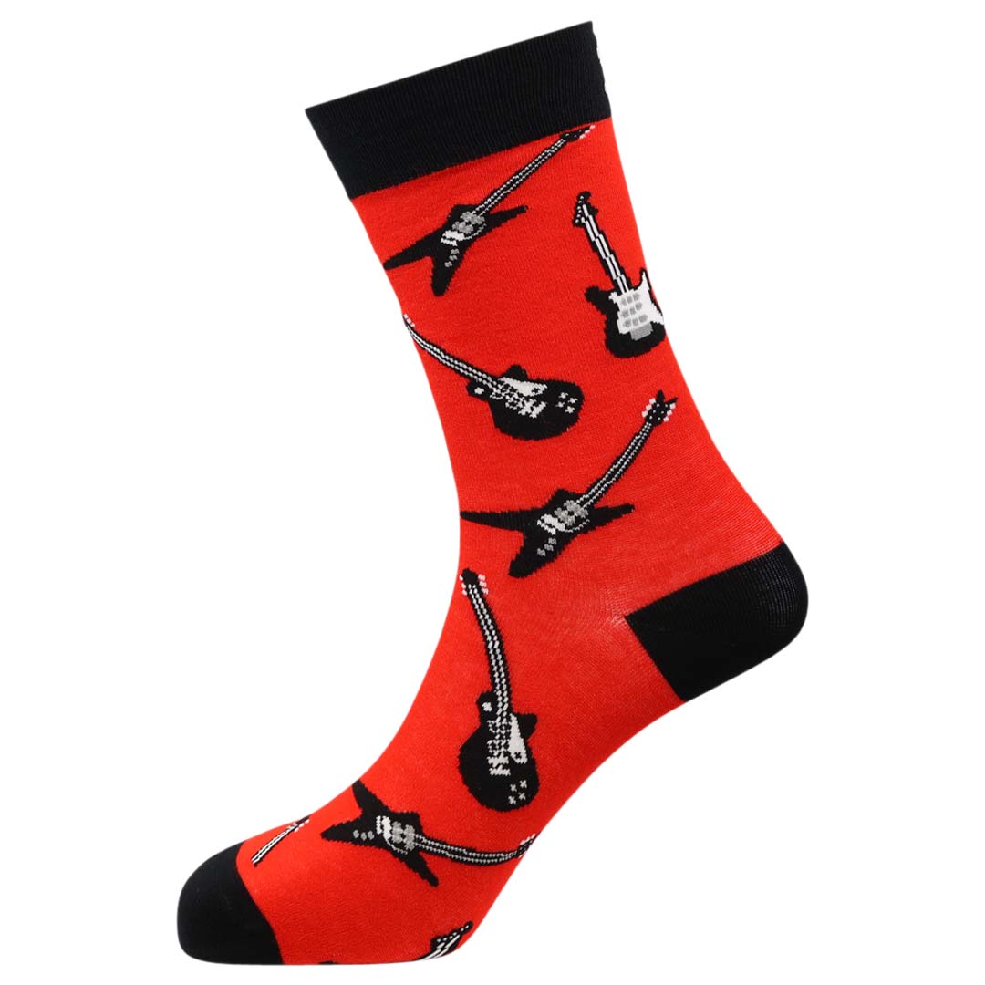 Electric Strings Natural Bamboo Knit Socks