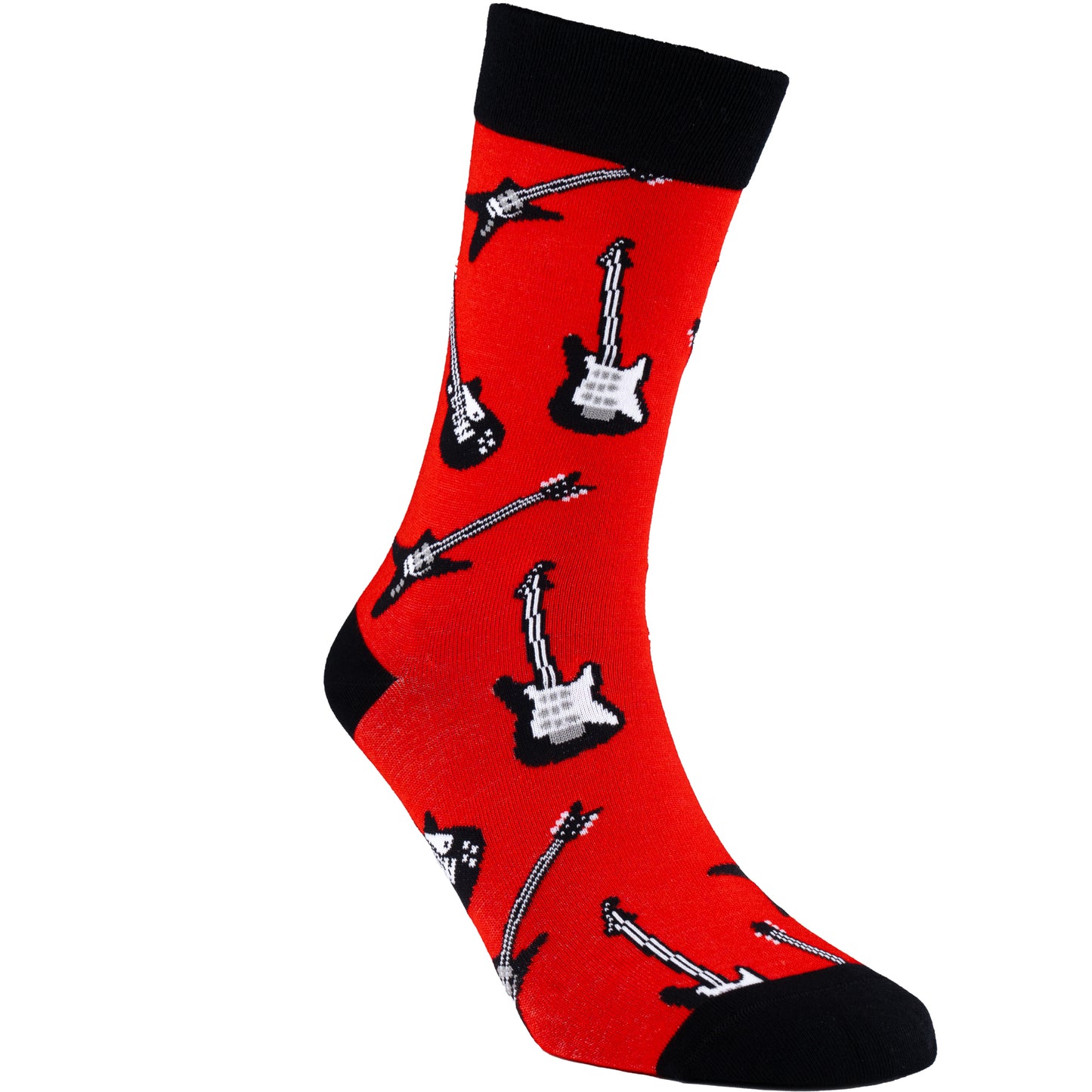 Electric Strings Music Guitar Bamboo Knit Socks