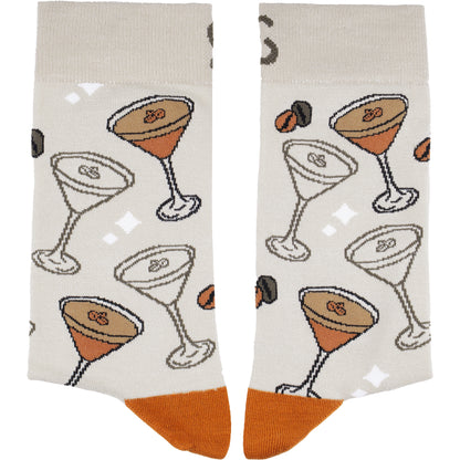 Espresso Martini Cocktail Bamboo Knit Socks