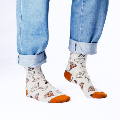 Espresso Martini Cocktail Bamboo Knit Socks