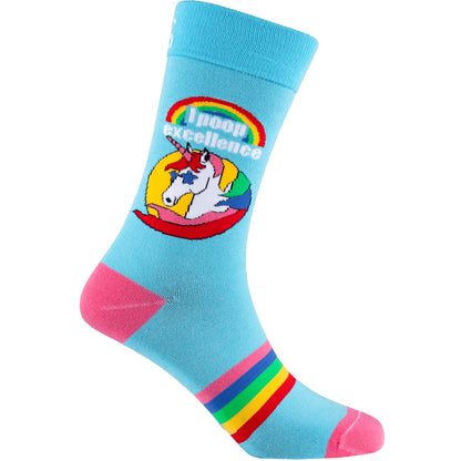Excellent Poops Funny Bathroom Bamboo Knit Socks