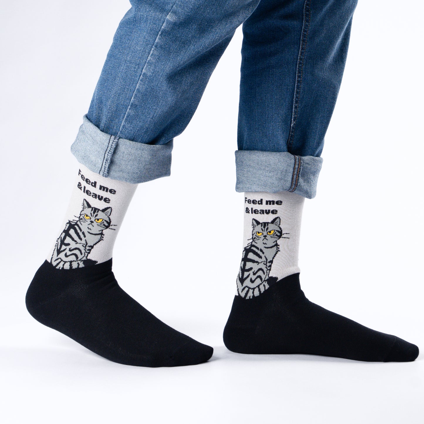 Feed Me Bamboo Crew Socks
