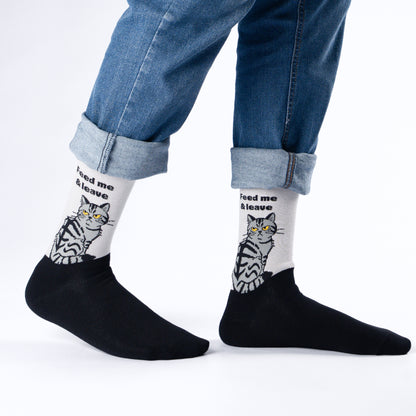 Feed Me Bamboo Crew Socks